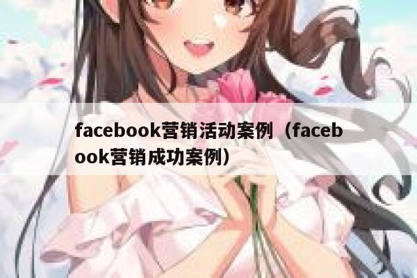 facebook营销活动案例（facebook营销成功案例） 第1张