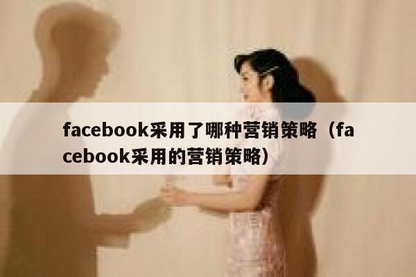 facebook采用了哪种营销策略（facebook采用的营销策略） 第1张