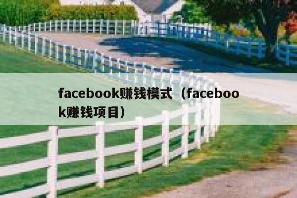 facebook赚钱模式（facebook赚钱项目） 第1张