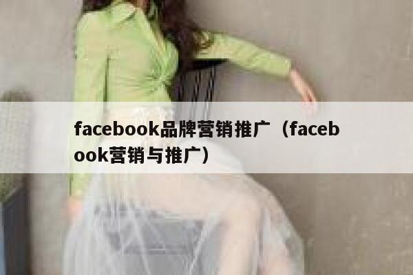 facebook品牌营销推广（facebook营销与推广） 第1张