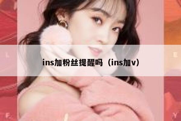 ins加粉丝提醒吗（ins加v） 第1张