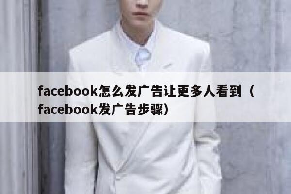 facebook怎么发广告让更多人看到(facebook发广告步骤) 第1张 facebook怎么发广告让更多人看到(facebook发广告步骤) 第1张