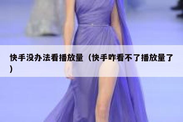 快手没办法看播放量(快手咋看不了播放量了) 第1张 快手没办法看播放量(快手咋看不了播放量了) 第1张