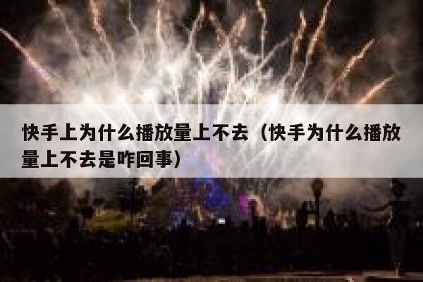 快手上为什么播放量上不去(快手为什么播放量上不去是咋回事) 第1张 快手上为什么播放量上不去(快手为什么播放量上不去是咋回事) 第1张