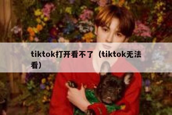 tiktok打开看不了(tiktok无法看) 第1张 tiktok打开看不了(tiktok无法看) 第1张