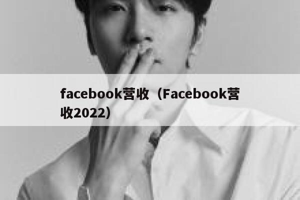 facebook营收（Facebook营收2022） 第1张