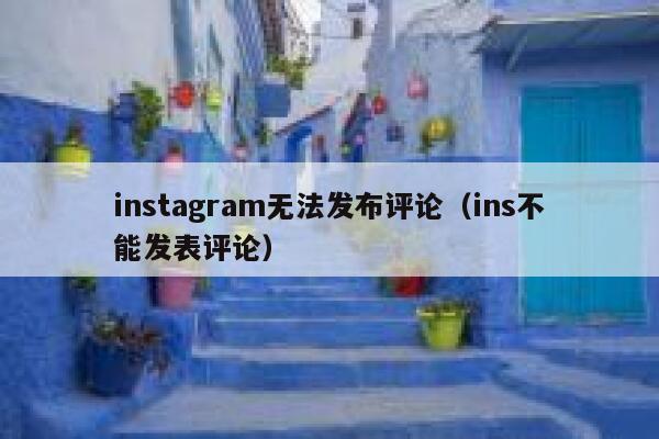 instagram无法发布评论（ins不能发表评论） 第1张