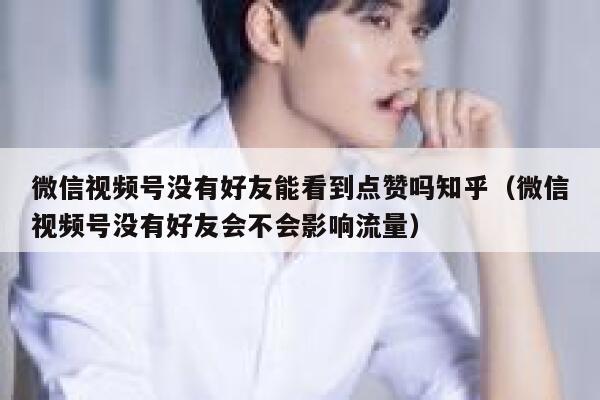 微信视频号没有好友能看到点赞吗知乎（微信视频号没有好友会不会影响流量） 第1张