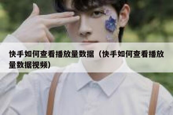 快手如何查看播放量数据（快手如何查看播放量数据视频） 第1张
