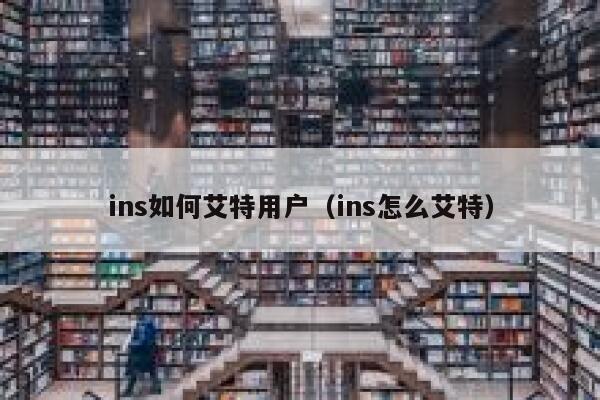 ins如何艾特用户（ins怎么艾特） 第1张