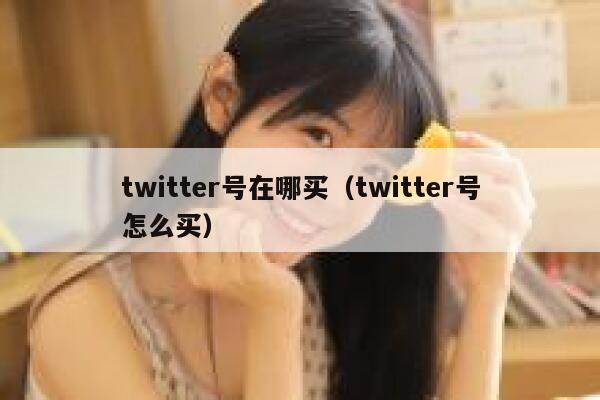 twitter号在哪买（twitter号怎么买） 第1张