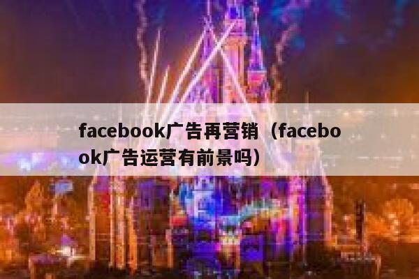 facebook广告再营销（facebook广告运营有前景吗） 第1张