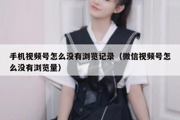 手机视频号怎么没有浏览记录（微信视频号怎么没有浏览量） 第1张