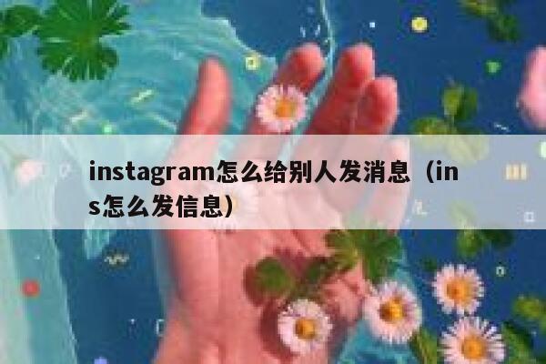 instagram怎么给别人发消息（ins怎么发信息） 第1张