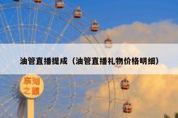 油管直播提成（油管直播礼物价格明细） 第1张