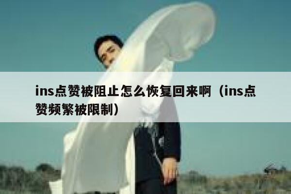 ins点赞被阻止怎么恢复回来啊（ins点赞频繁被限制） 第1张