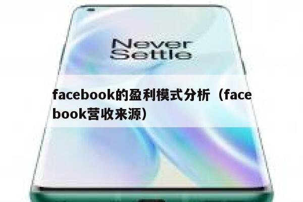 facebook的盈利模式分析（facebook营收来源） 第1张
