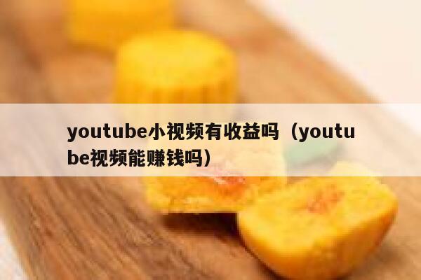 youtube小视频有收益吗（youtube视频能赚钱吗） 第1张