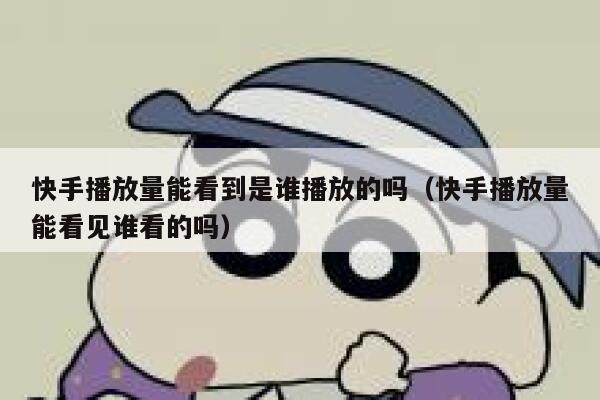 快手播放量能看到是谁播放的吗（快手播放量能看见谁看的吗） 第1张