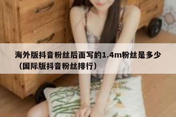 海外版抖音粉丝后面写的1.4m粉丝是多少（国际版抖音粉丝排行） 第1张