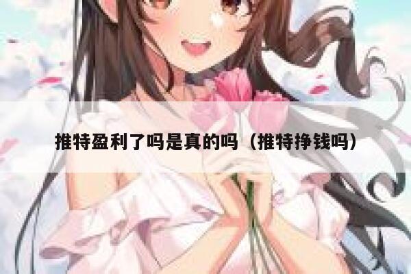 推特盈利了吗是真的吗（推特挣钱吗） 第1张