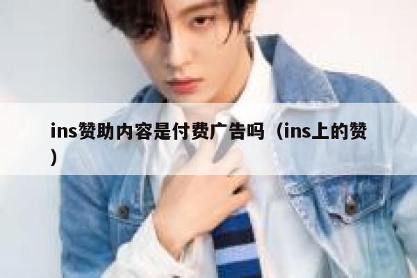 ins赞助内容是付费广告吗（ins上的赞） 第1张