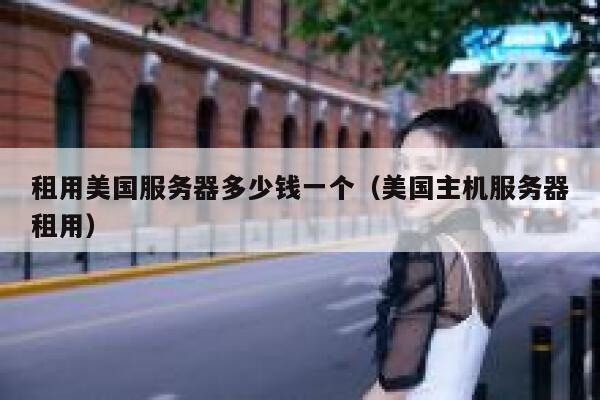 租用美国服务器多少钱一个（美国主机服务器租用） 第1张