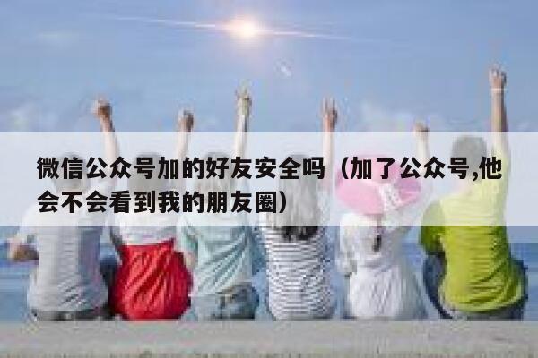 微信公众号加的好友安全吗（加了公众号,他会不会看到我的朋友圈） 第1张