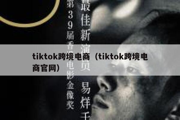 tiktok跨境电商（tiktok跨境电商官网） 第1张