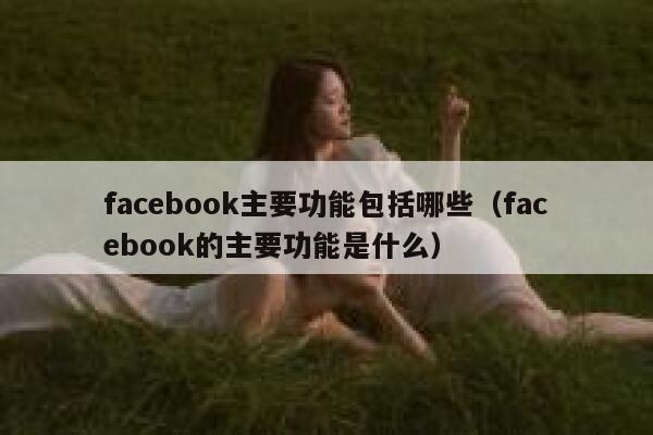 facebook主要功能包括哪些（facebook的主要功能是什么） 第1张