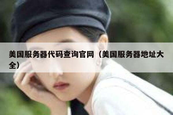 美国服务器代码查询官网（美国服务器地址大全） 第1张