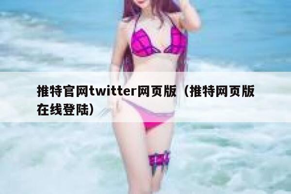 推特官网twitter网页版（推特网页版在线登陆） 第1张