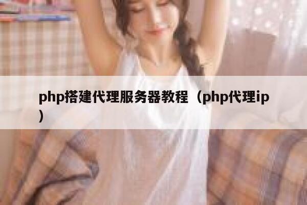 php搭建代理服务器教程（php代理ip） 第1张