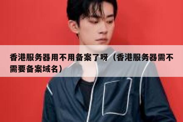 香港服务器用不用备案了呀（香港服务器需不需要备案域名） 第1张