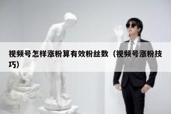 视频号怎样涨粉算有效粉丝数（视频号涨粉技巧） 第1张