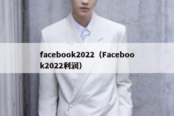 facebook2022（Facebook2022利润） 第1张
