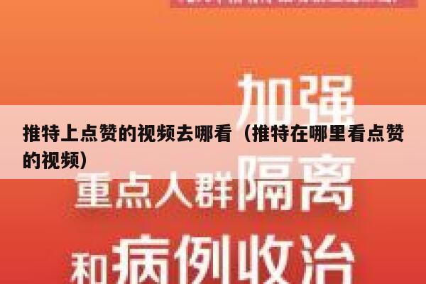 推特上点赞的视频去哪看（推特在哪里看点赞的视频） 第1张