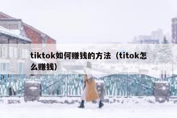 tiktok如何赚钱的方法（titok怎么赚钱） 第1张