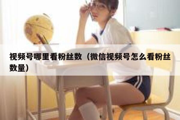 视频号哪里看粉丝数（微信视频号怎么看粉丝数量） 第1张