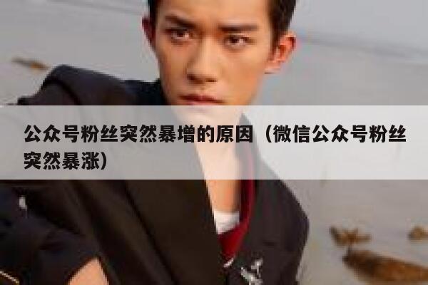 公众号粉丝突然暴增的原因（微信公众号粉丝突然暴涨） 第1张