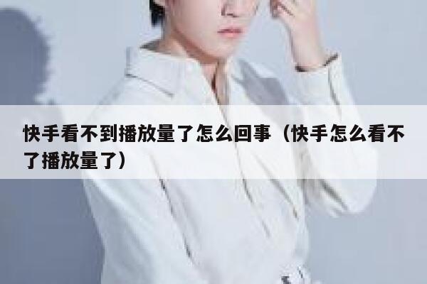 快手看不到播放量了怎么回事（快手怎么看不了播放量了） 第1张