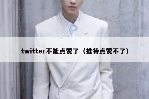 twitter不能点赞了（推特点赞不了） 第1张