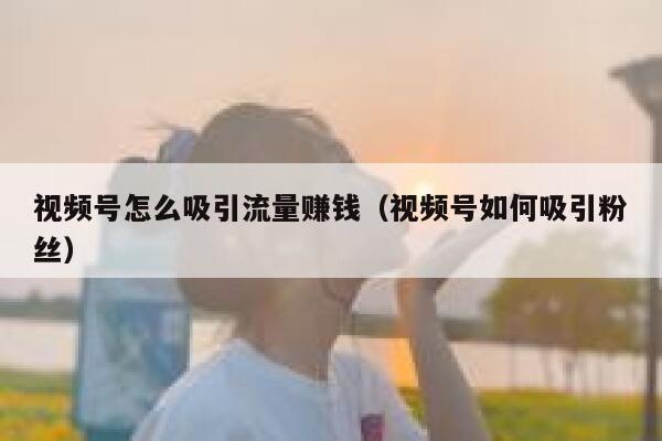 视频号怎么吸引流量赚钱（视频号如何吸引粉丝） 第1张