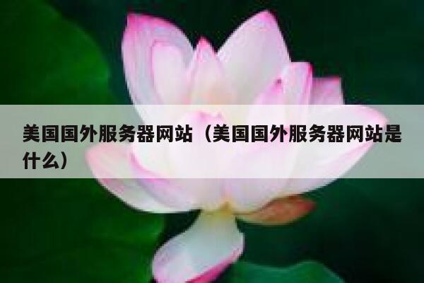 美国国外服务器网站（美国国外服务器网站是什么） 第1张