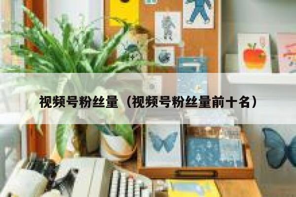 视频号粉丝量（视频号粉丝量前十名） 第1张