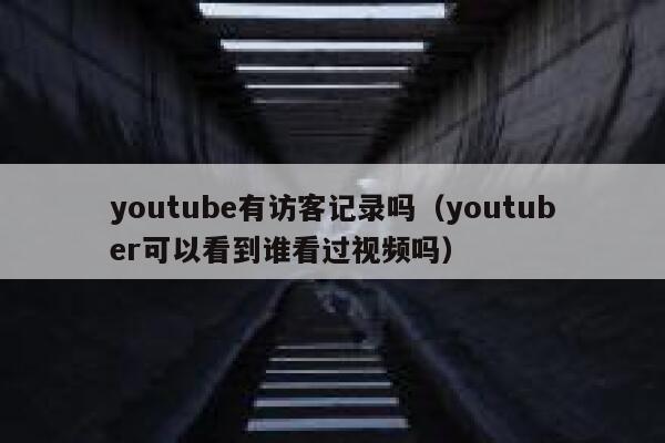 youtube有访客记录吗(youtuber可以看到谁看过视频吗) 第1张 youtube有访客记录吗(youtuber可以看到谁看过视频吗) 第1张