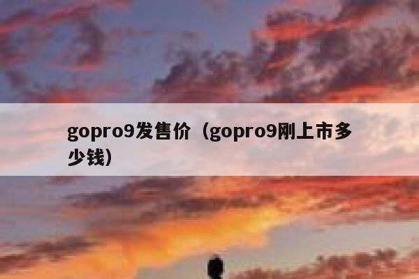 gopro9发售价（gopro9刚上市多少钱） 第1张