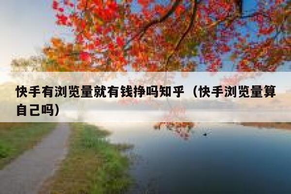 快手有浏览量就有钱挣吗知乎（快手浏览量算自己吗） 第1张