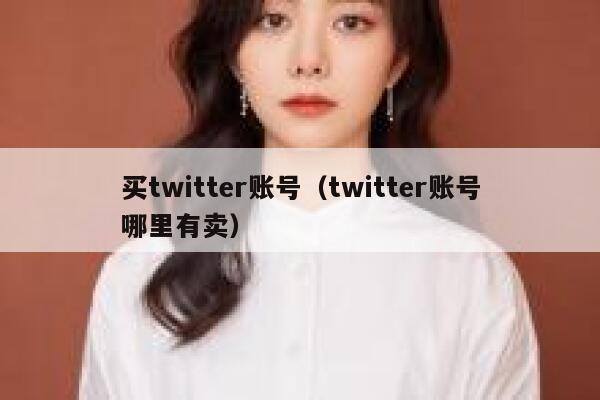 买twitter账号（twitter账号哪里有卖） 第1张