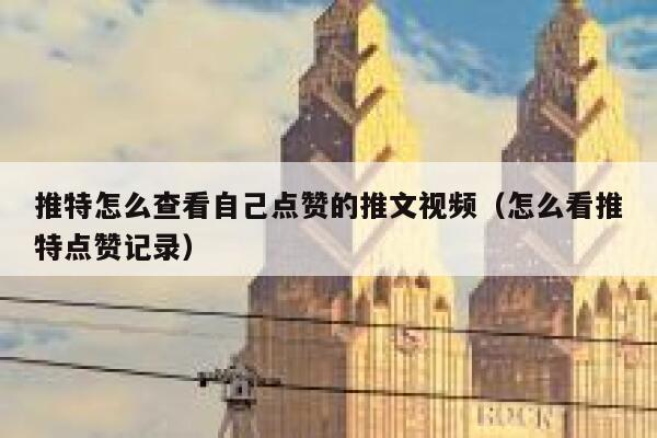 推特怎么查看自己点赞的推文视频（怎么看推特点赞记录） 第1张